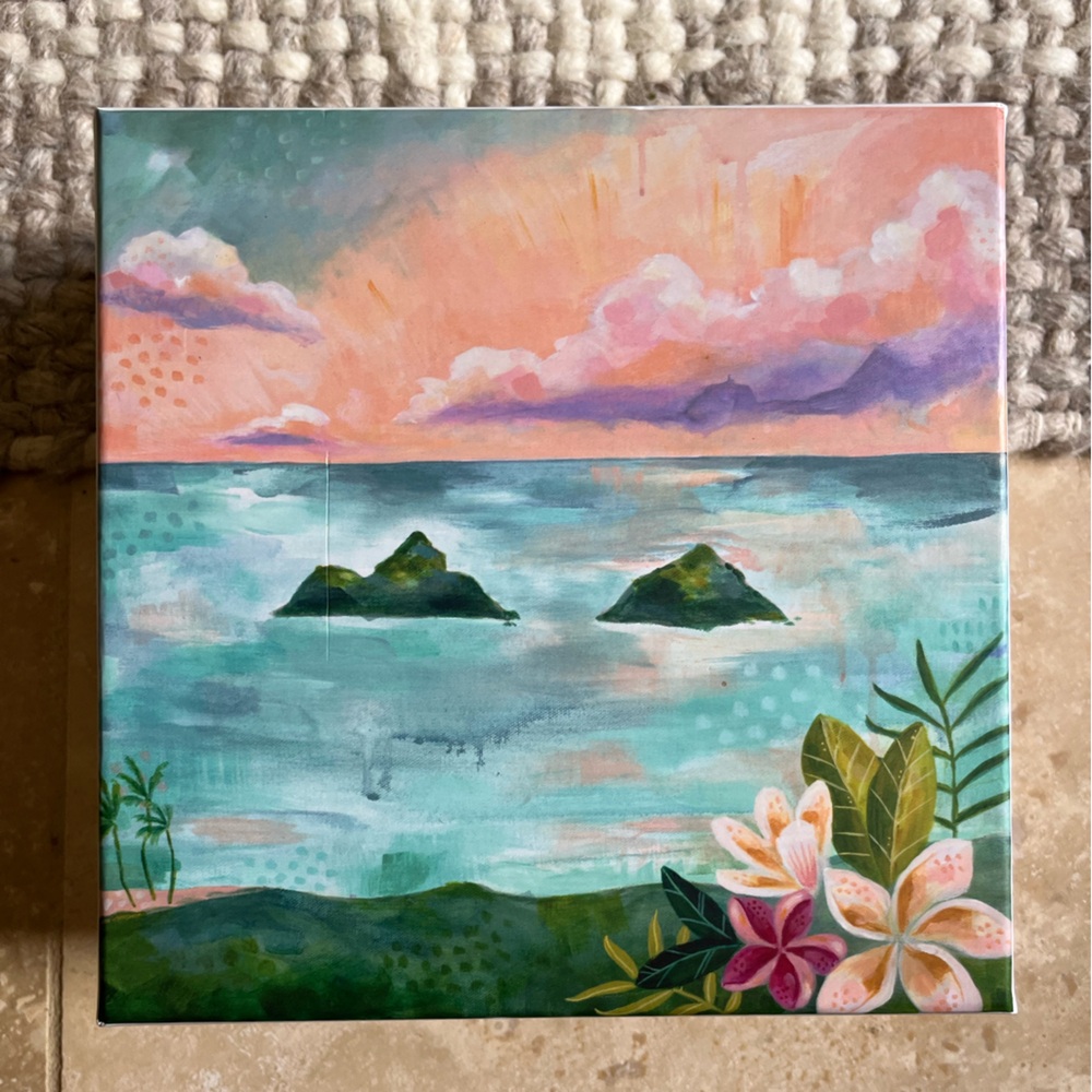 Locally made Hawaii Puzzle! Mojulua Glow 500 pieces
